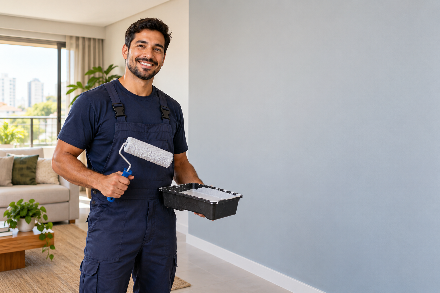 Modelo de site profissional para pintor residencial