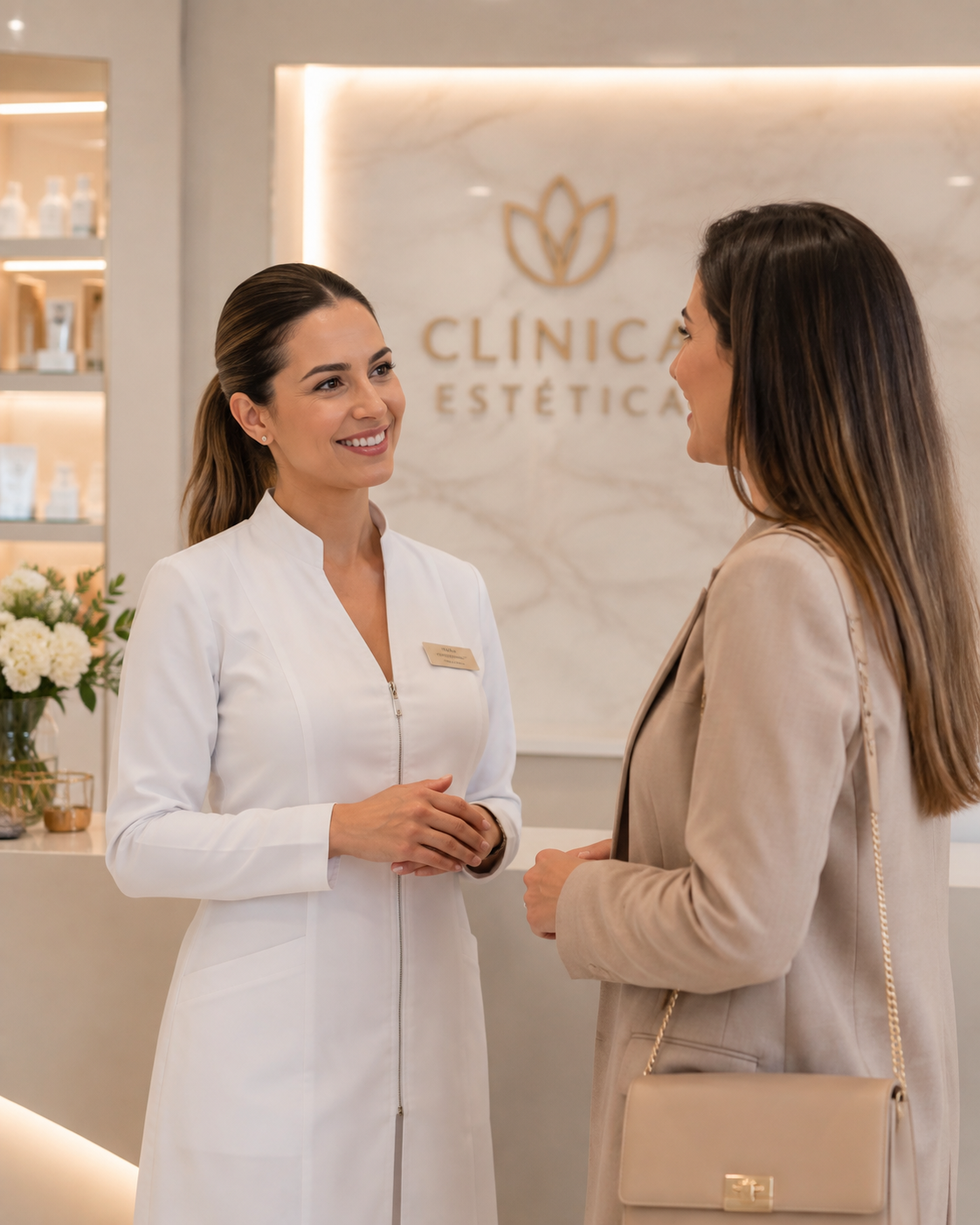 Modelo de site profissional para clínica de estética