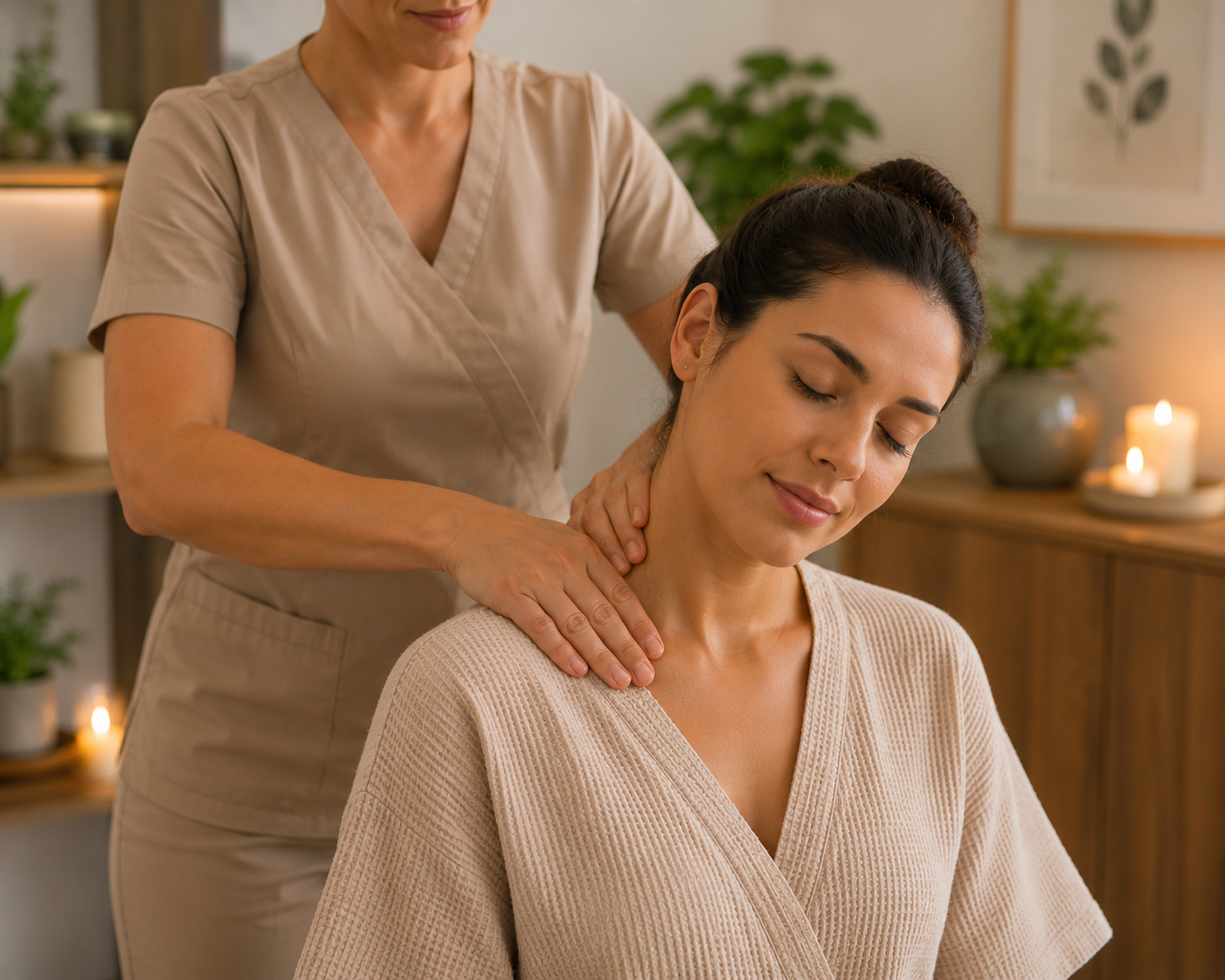 Modelo de site profissional para massagem terapêutica