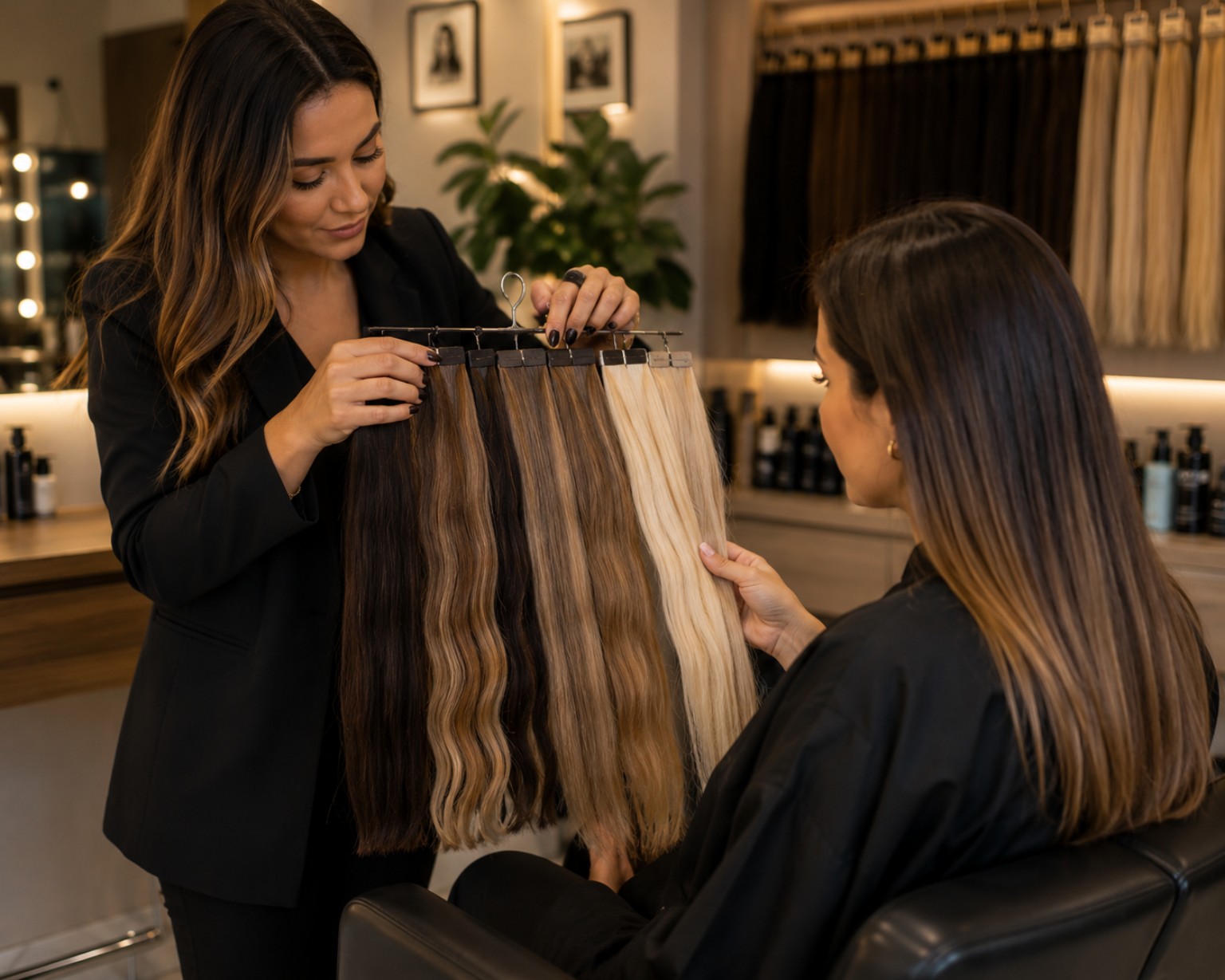 Modelo de site profissional para Mega Hair