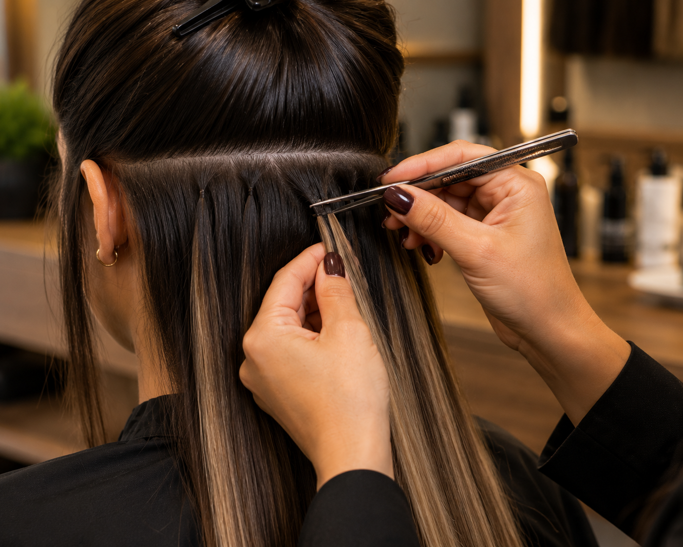 Manutenção de mega hair — imagem representativa