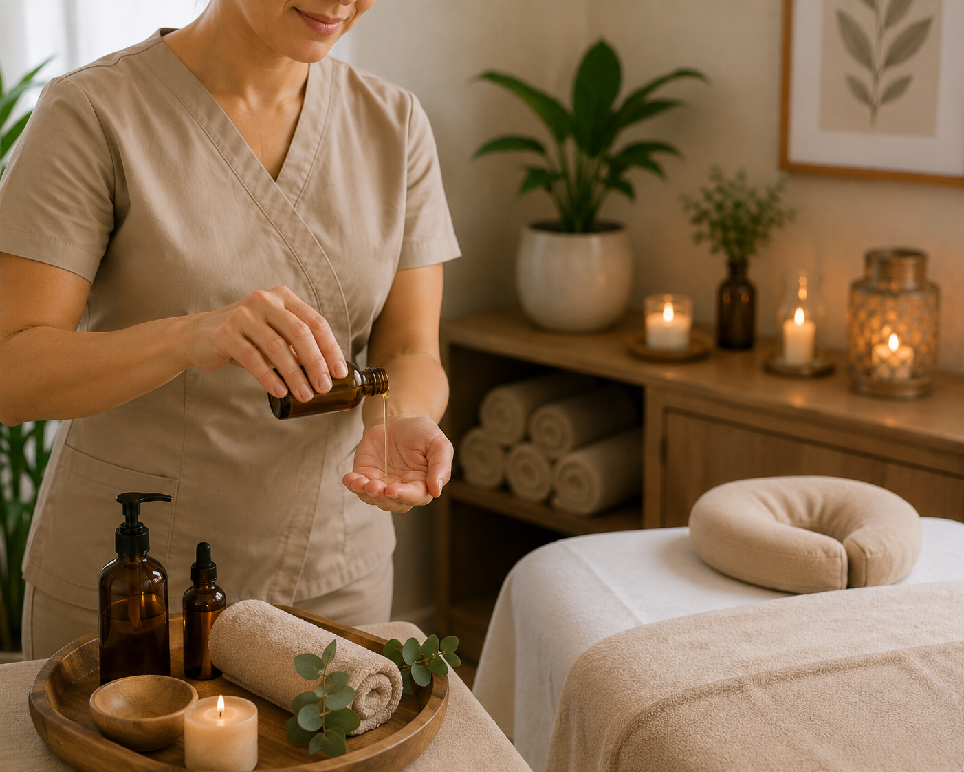 Modelo de site profissional para massagem relaxante