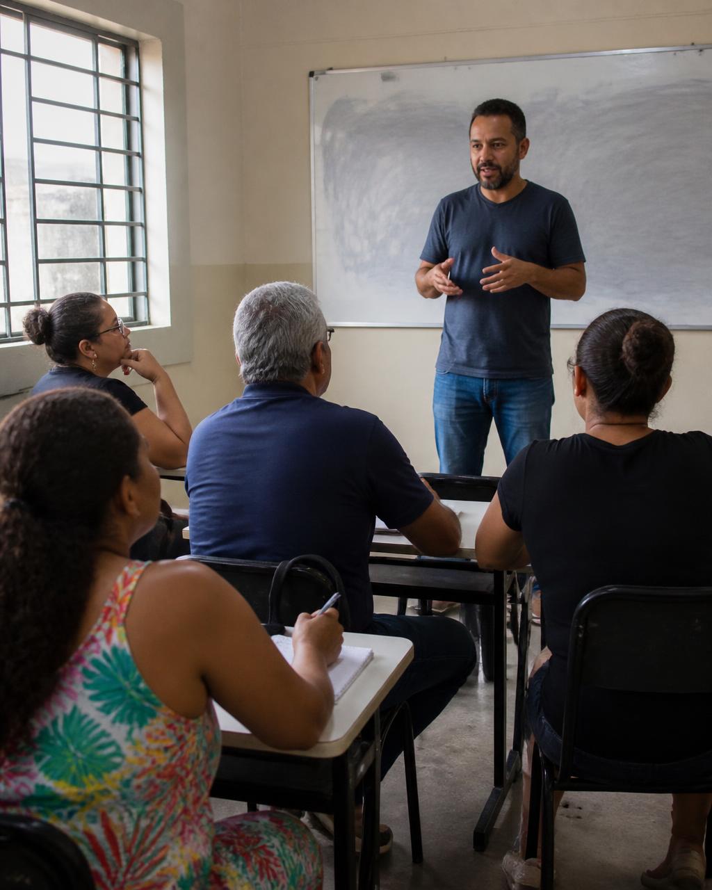 Modelo de site profissional para escola e curso local